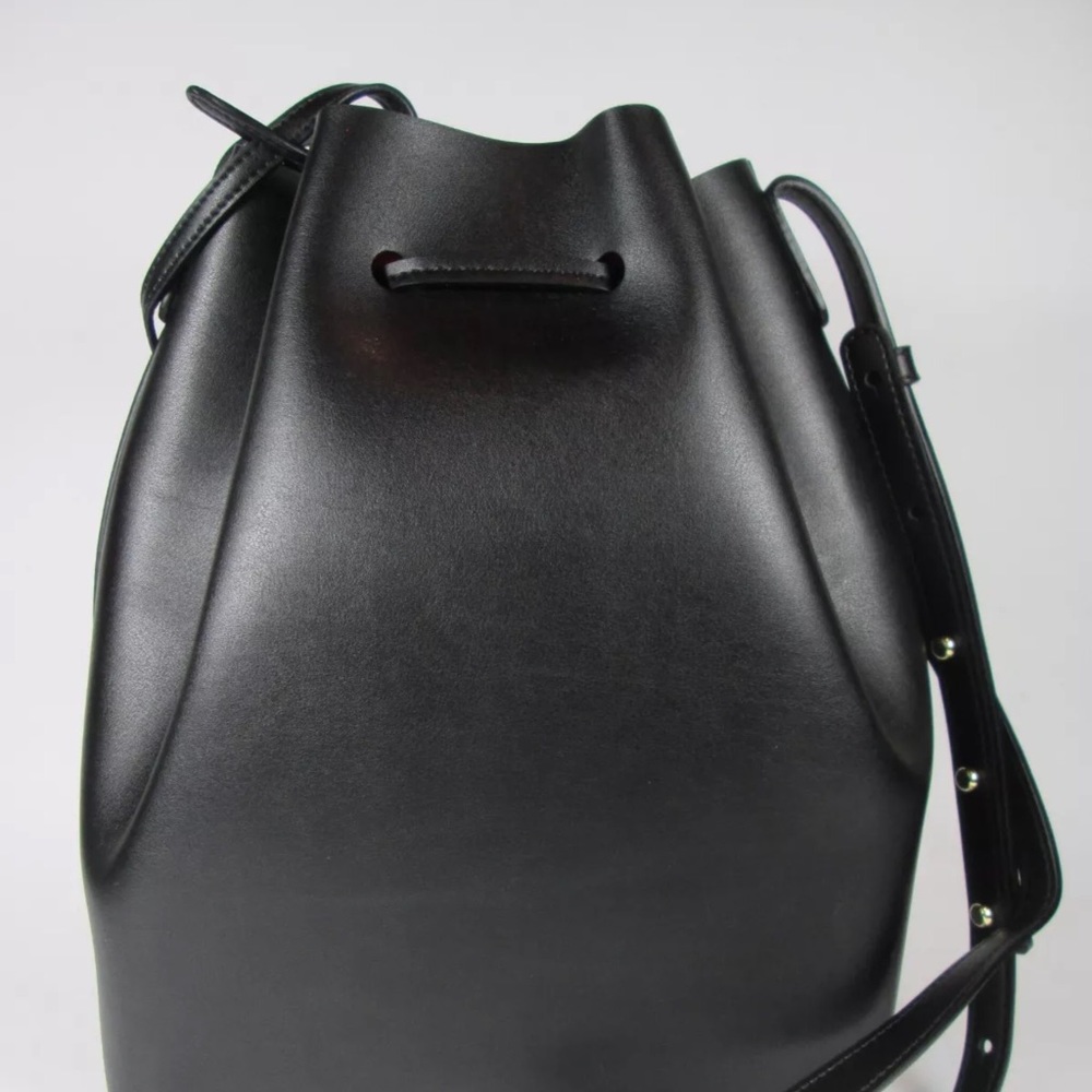 MANSUR GAVRIEL Large Black + Red Bucket Bag $999 - Picture 2 of 11
